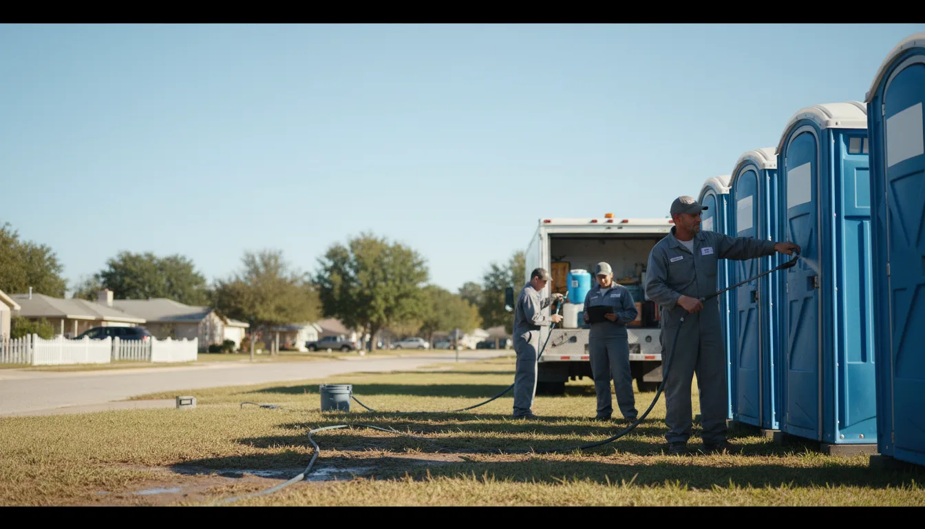 Long-Term Portable Toilet Rental in Wanette, OK near me
